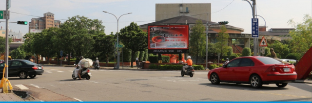 竹北市縣政九路/文平路LED電視牆